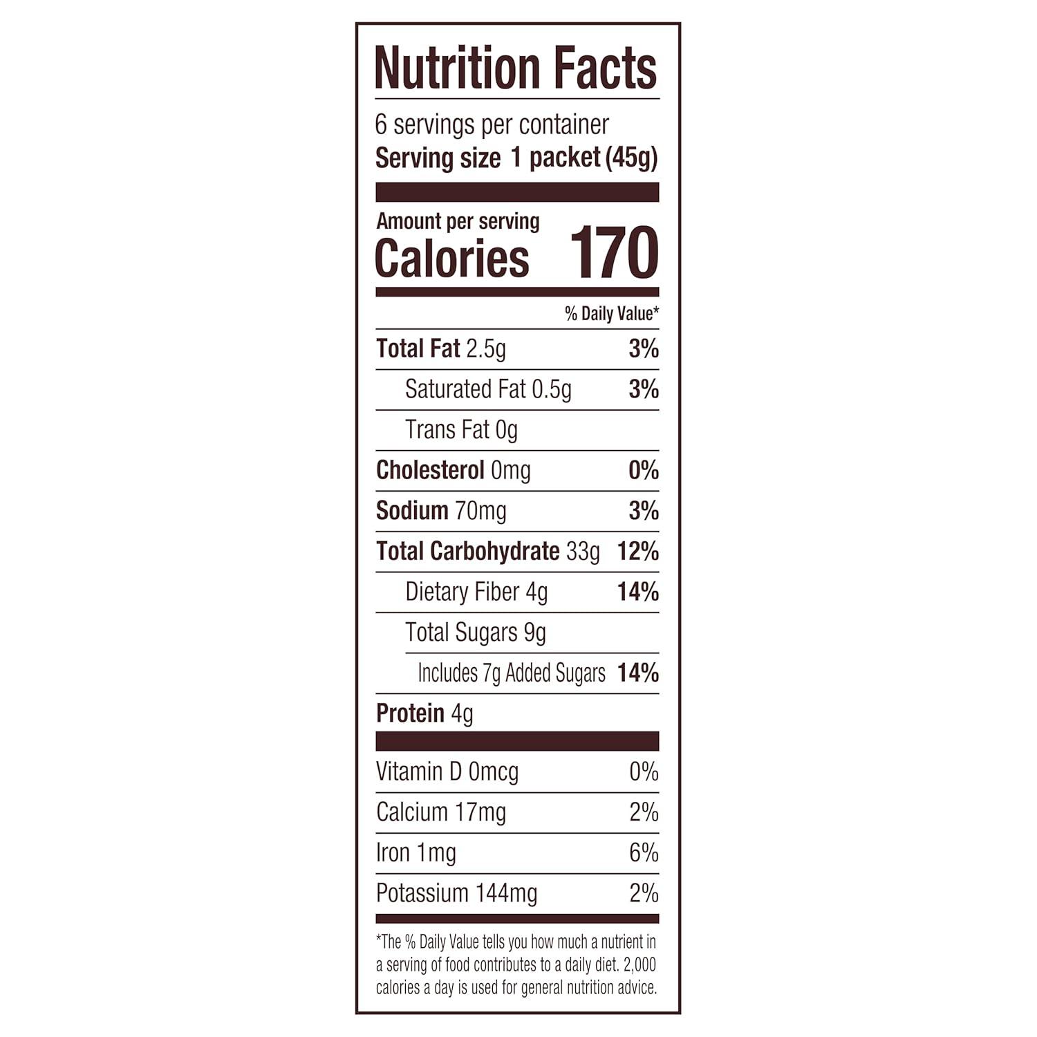 image:imageBobs Red Mill Instant Oatmeal Packets Classic 6 Packets Total 1 Box6 Packets per Box NonGMO Gluten Free Whole GrainApple Cinnamon