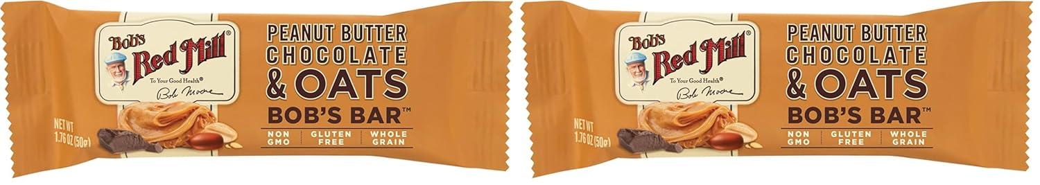 image:imageBobs Red Mill 12pk Peanut Butter Chocolate amp Oats Bar 12 bars Pack of 1 Non GMO Gluten Free KosherChocolate