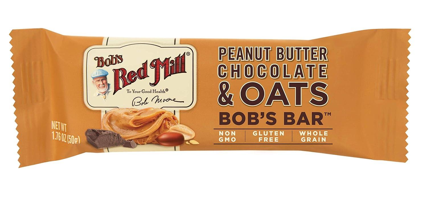 image:imageBobs Red Mill 12pk Peanut Butter Chocolate amp Oats Bar 12 bars Pack of 1 Non GMO Gluten Free KosherChocolate