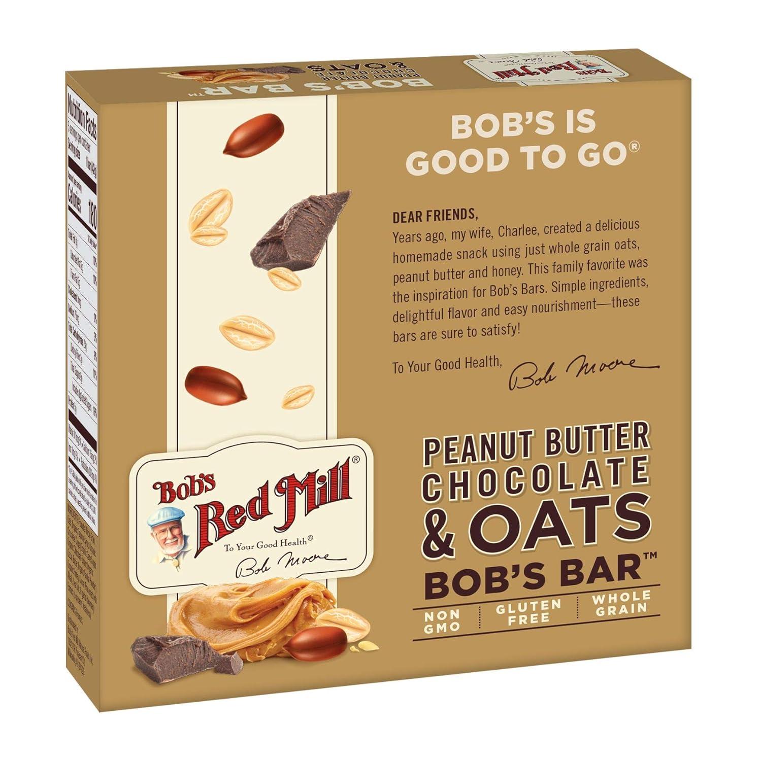 image:imageBobs Red Mill 5pk PB Coconut amp Oats Bar 5 bars Pack of 1 Non GMO Gluten Free KosherChocolate