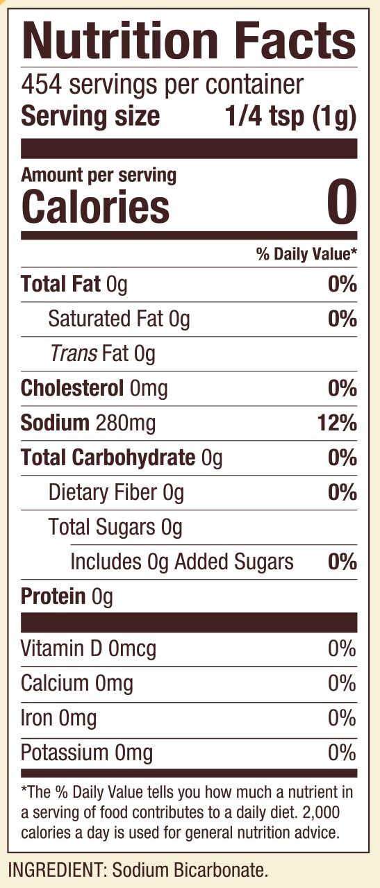 image:imageBobs Red Mill Baking Soda 16oz Pack of 4 Non GMO Vegan Paleo Friendly KosherBaking Soda