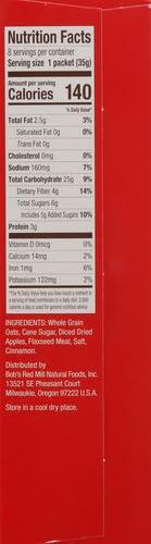 image:imageBobs Red Mill Brown Sugar amp Maple Oatmeal Packets 8 packets Pack of 1 Non GMO Gluten Free Whole Grain Kosher988 Ounce Pack of 1