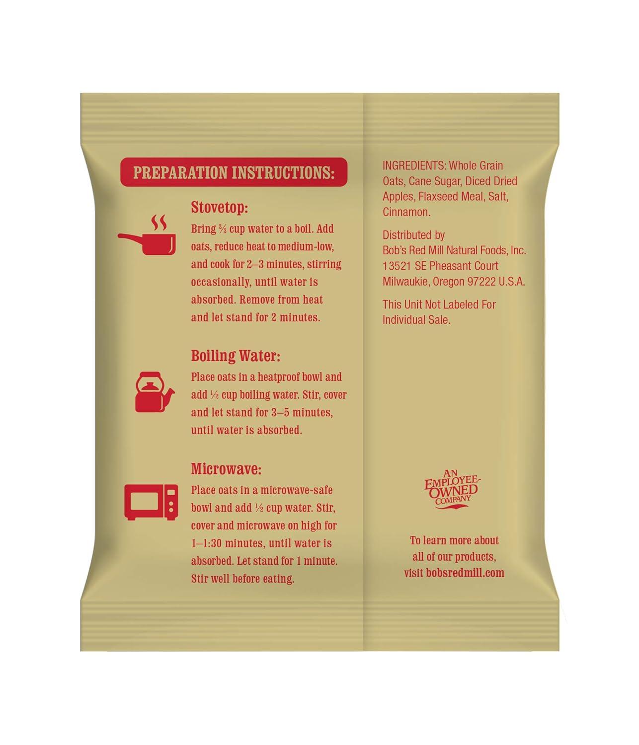 image:imageBobs Red Mill Brown Sugar amp Maple Oatmeal Packets 8 packets Pack of 1 Non GMO Gluten Free Whole Grain Kosher988 Ounce Pack of 1