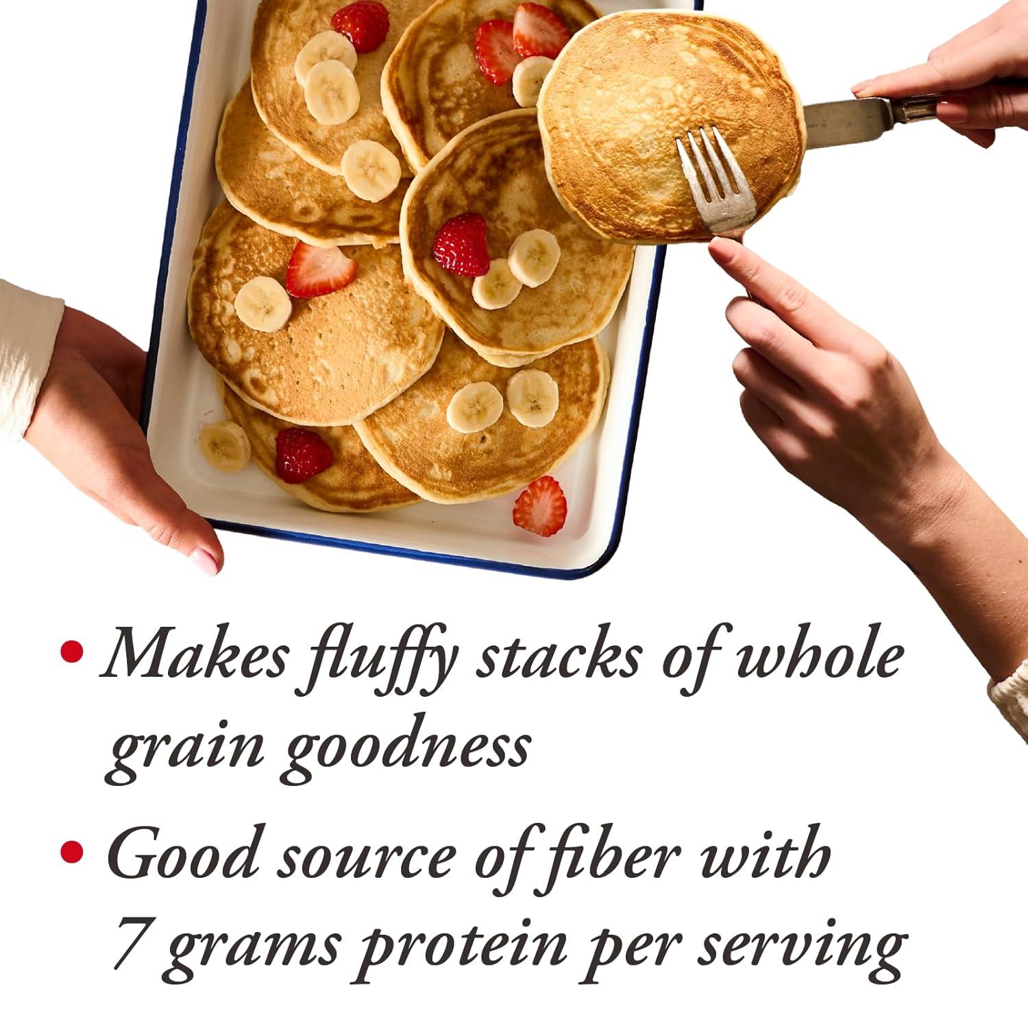 image:imageBobs Red Mill Organic 7 Grain Pancake amp Waffle Mix 24oz Pack of 4 Organic Whole Grain Kosher