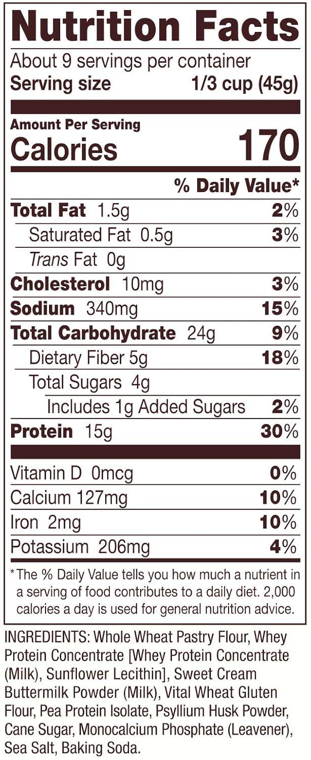 image:imageBobs Red Mill Protein Pancake 14oz Pack of 4 Non GMO KosherResealable