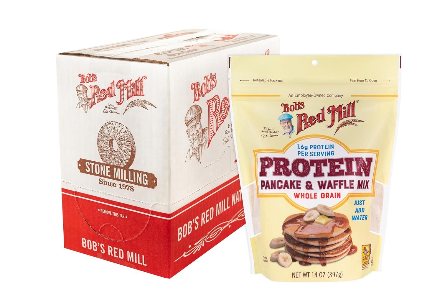 image:imageBobs Red Mill Protein Pancake 14oz Pack of 4 Non GMO KosherResealable