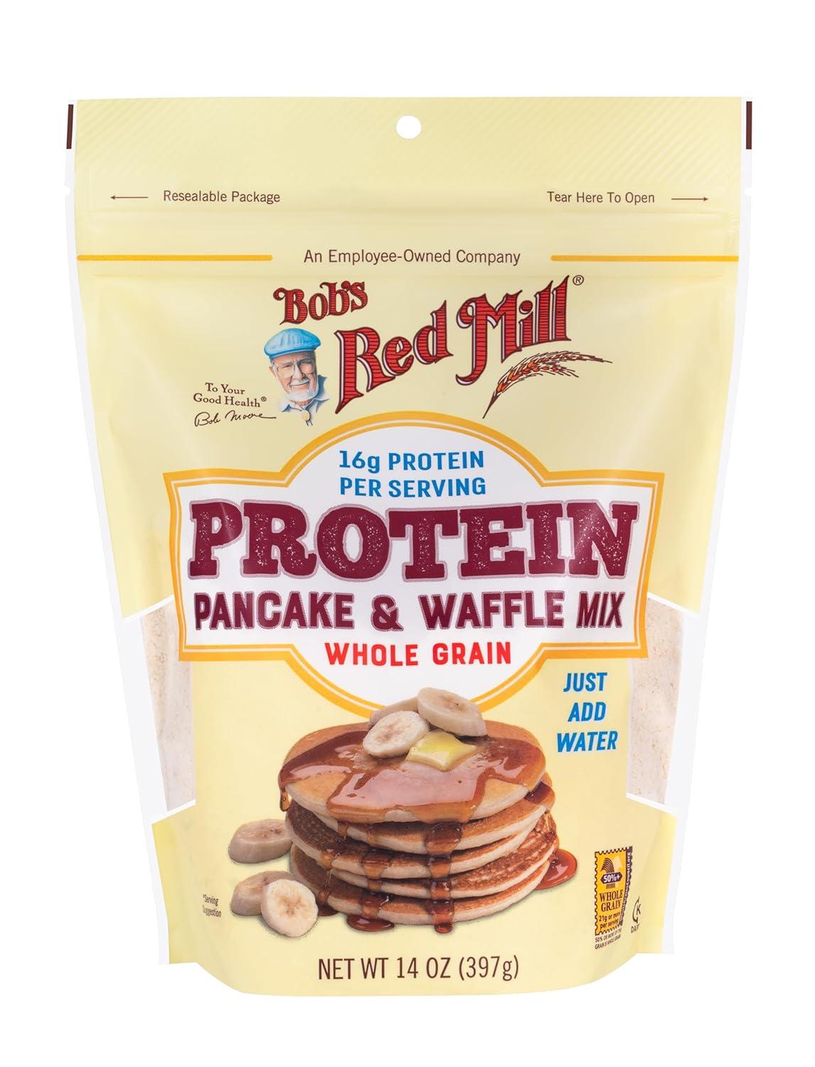 image:imageBobs Red Mill Protein Pancake 14oz Pack of 4 Non GMO KosherResealable