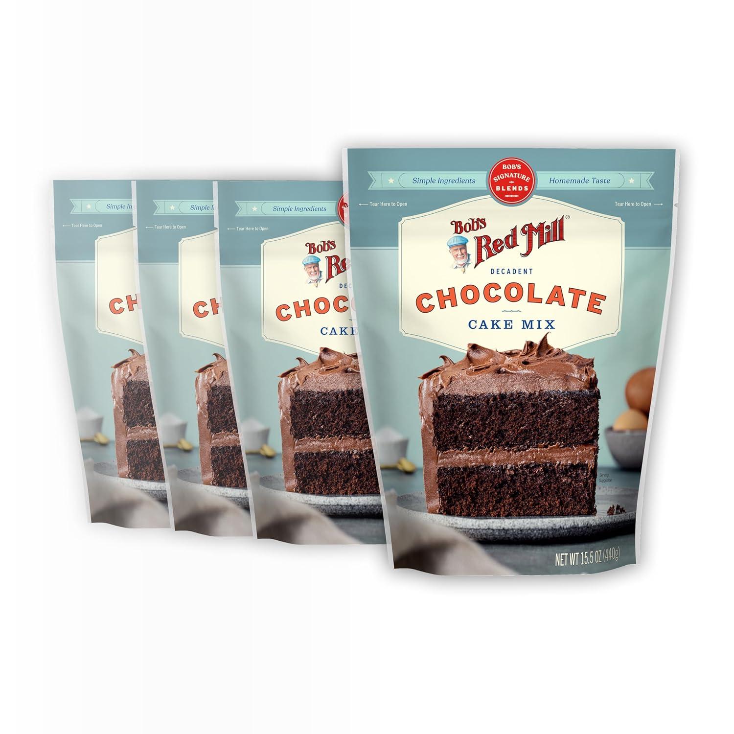 image:imageBobs Red Mill Signature Yellow Cake Baking Mix 155oz Pack of 4 Non GMO KosherSignature Chocolate Cake Baking Mix