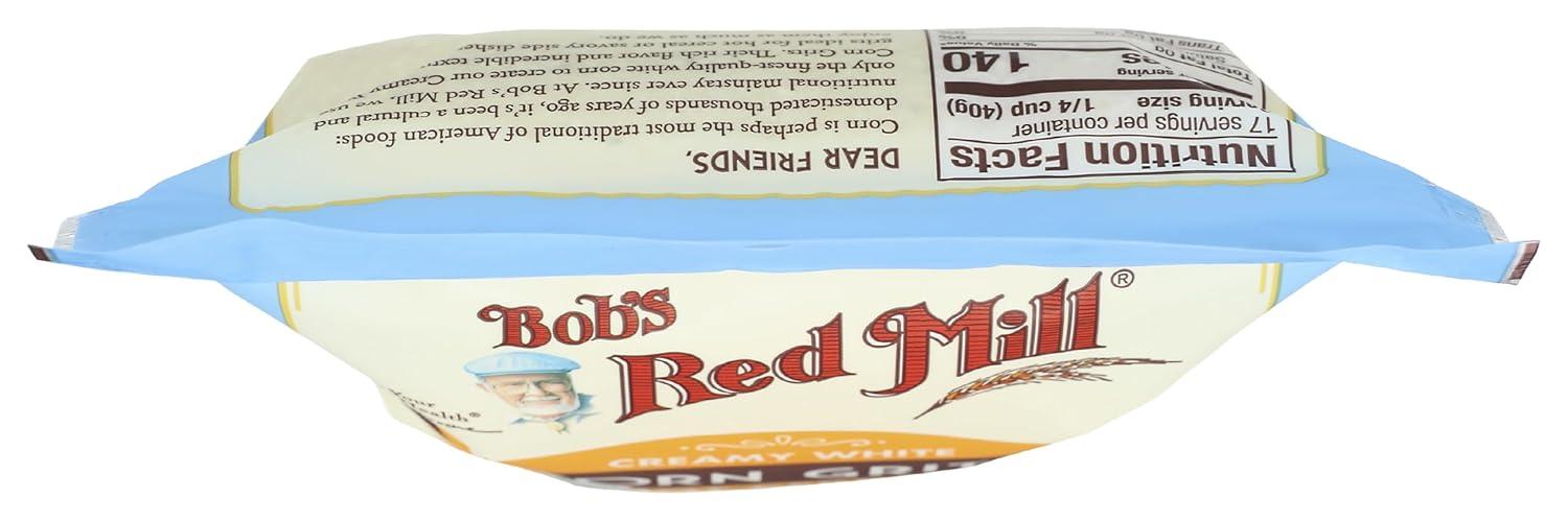 image:imageBobs Red Mill White Corn Grits 24oz Pack of 4 Vegan Kosher24 Ounce Pack of 1