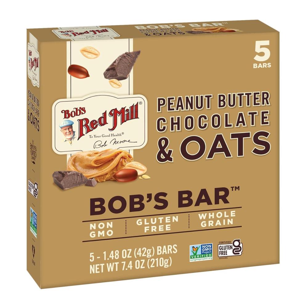 image:imageBobs Red Mill 5pk PB Coconut amp Oats Bar 5 bars Pack of 1 Non GMO Gluten Free KosherChocolate
