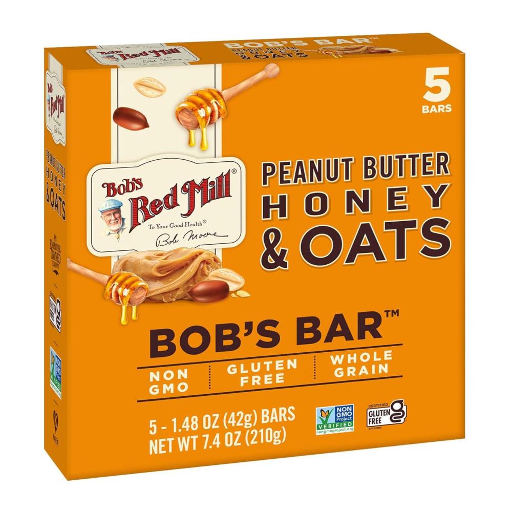 image:imageBobs Red Mill 5pk PB Coconut amp Oats Bar 5 bars Pack of 1 Non GMO Gluten Free KosherHoney