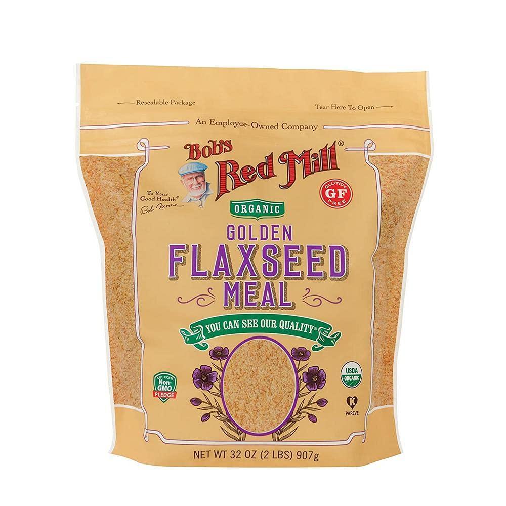 image:imageBobs Red Mill Organic Flaxseed Meal 32oz Pack of 4  Non GMO Vegan Paleo Friendly Keto Friendly Kosher2 Pound Pack of 1