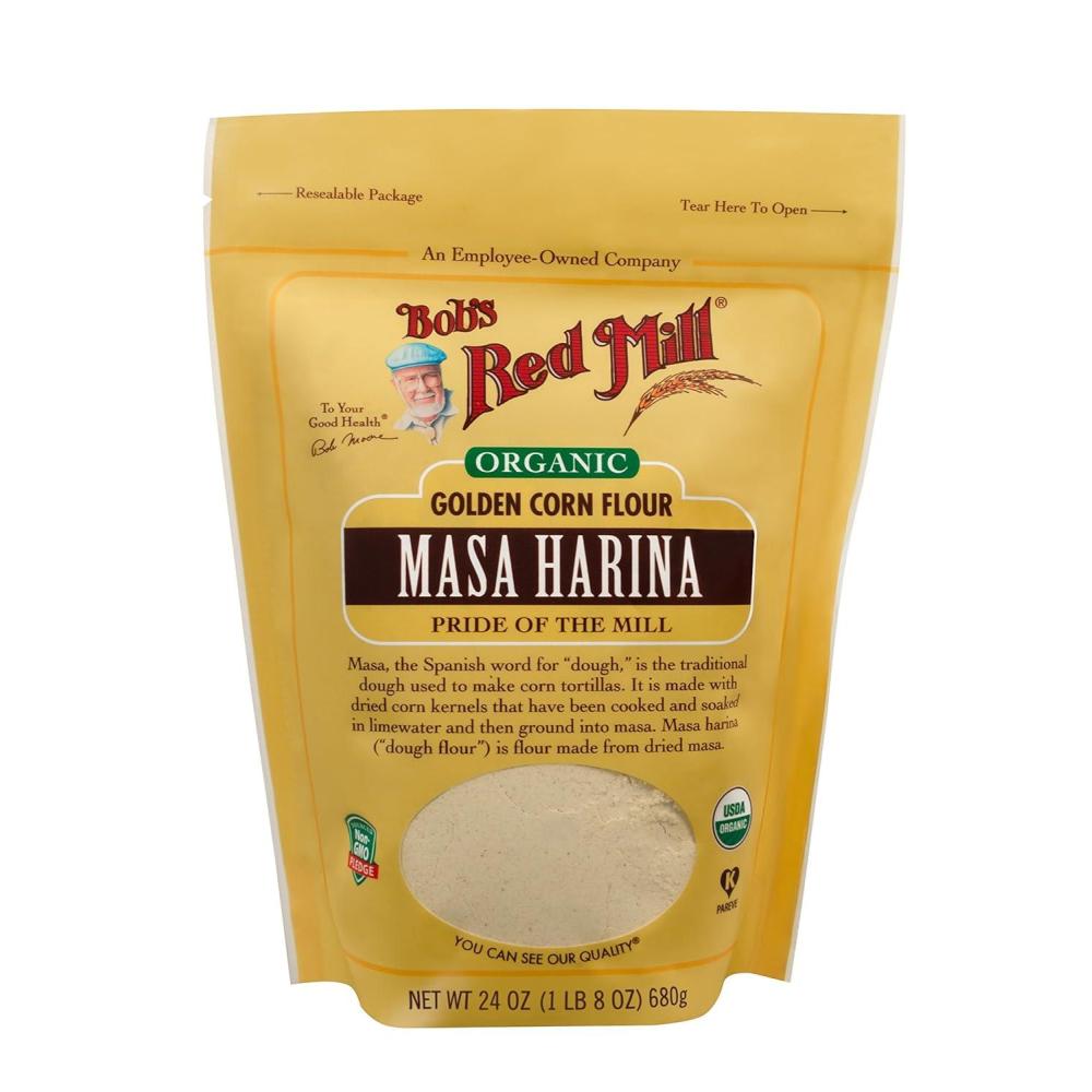 image:imageBobs Red Mill Organic Masa Harina Flour 24oz Pack of 4 Non GMO Vegan Kosher24 Ounce Pack of 1