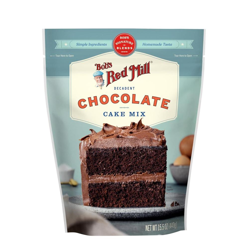 image:imageBobs Red Mill Signature Yellow Cake Baking Mix 155oz Pack of 4 Non GMO KosherSignature Chocolate Cake Baking Mix