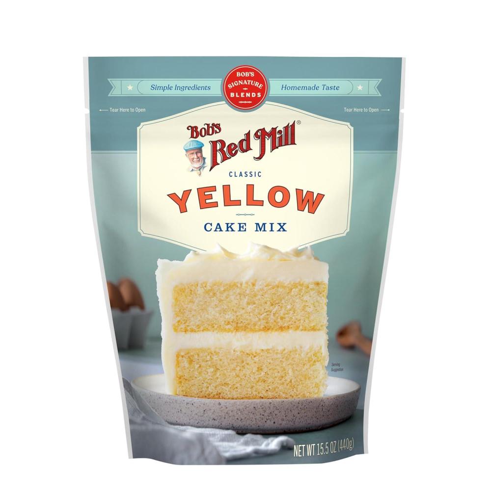 image:imageBobs Red Mill Signature Yellow Cake Baking Mix 155oz Pack of 4 Non GMO KosherSignature Yellow Cake Baking Mix