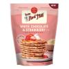 Bob’s Red Mill White Chocolate & Strawberry Pancake Mix, 20oz (Pack of 4) – Just Add Water, Makes 32-40 Pancakes per Bag(White Chocolate Strawberry)