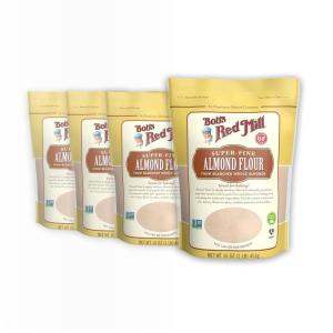 Bob’s Red Mill Blanched Almond Flour, Finely Sifted – 1 Pound (Pack of 4) – Non-GMO, Gluten Free, Paleo, Vegan, Keto Friendly(16 Ounce (Pack of 4))