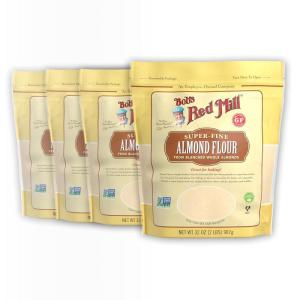 Bob’s Red Mill Blanched Almond Flour, Finely Sifted – 1 Pound (Pack of 4) – Non-GMO, Gluten Free, Paleo, Vegan, Keto Friendly(32 Ounce (Pack of 4))