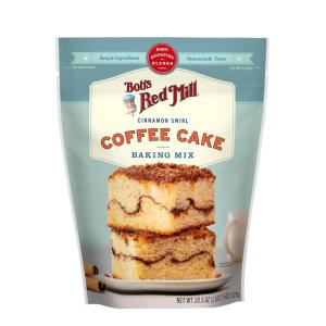 Bob’s Red Mill Cinnamon Swirl Coffee Cake Baking Mix – 18.5 oz Bag (Pack of 4), Simple Clean Ingredients, Homemade Taste, Non-GMO(18.5 Ounce (Pack of 1))