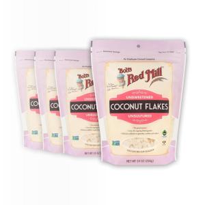 Bob’s Red Mill Coconut Flakes, 10oz (Pack of 4) – Non GMO, Fair Trade Certified, Vegan, Paleo Friendly, Keto Friendly, Kosher(10 Ounce (Pack of 4))