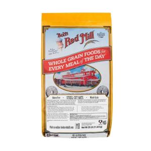 Bob’s Red Mill Gluten Free Steel Cut Oats, 24oz (Pack of 4) – Gluten Free, Non GMO, Whole Grain, Vegan, Kosher(400 Ounce (Pack of 1))