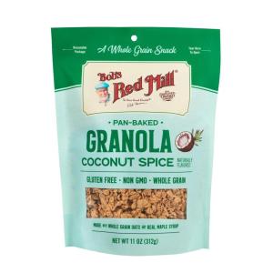 Bob’s Red Mill Maple Sea Salt Granola, 11oz (Pack of 6) – Non GMO, Whole Grain, Kosher(Coconut Spice)