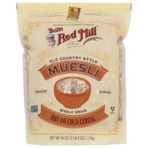 Bob’s Red Mill Old Country Style Muesli, 40oz (Pack of 4) – Non GMO, Whole Grain, Vegan, Kosher(40 Ounce (Pack of 1))