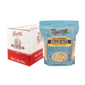 Bob’s Red Mill Old Fashioned Regular Rolled Oats, 32oz (Pack of 4) – Non GMO, Whole Grain, Vegan, Kosher(32 Ounce (Pack of 4))
