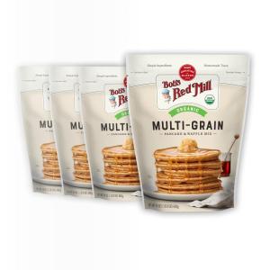 Bob’s Red Mill Organic 7 Grain Pancake & Waffle Mix, 24oz (Pack of 4) – Organic, Whole Grain, Kosher
