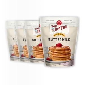 Bob’s Red Mill Organic Buttermilk Pancake & Waffle Mix, 24 oz (Pack of 1) – Organic, Kosher, Packaging May Vary(24 Ounce (Pack of 4))