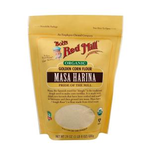 Bob’s Red Mill Organic Masa Harina Flour, 24oz (Pack of 4) – Non GMO, Vegan, Kosher(24 Ounce (Pack of 1))