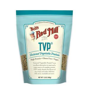 Bob’s Red Mill TVP, 12oz (Pack of 4) – Vegan, Made in USA, Unflavored, Kosher