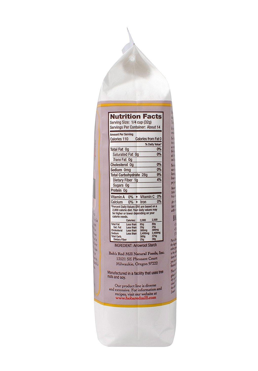 image:imageBobs Red Mill Arrowroot Starch 16oz Pack of 4 Non GMO Vegan Paleo Friendly KosherResealable