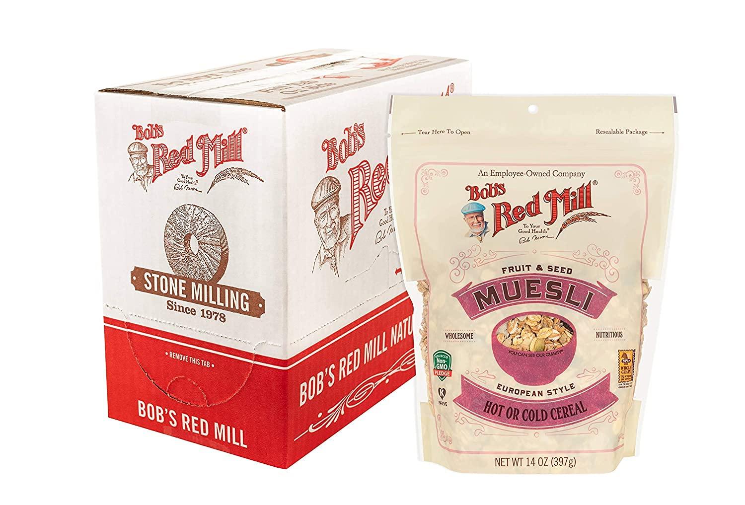 image:imageBobs Red Mill Fruit amp Seed Muesli 14oz Pack of 4 Non GMO Whole Grain Kosher14 Ounce Pack of 1