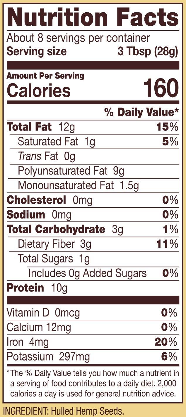image:imageBobs Red Mill Hemp Seeds Hulled 8oz Pack of 5 Non GMO Vegan Paleo Friendly Keto Friendly Kosher8 Ounce Pack of 5
