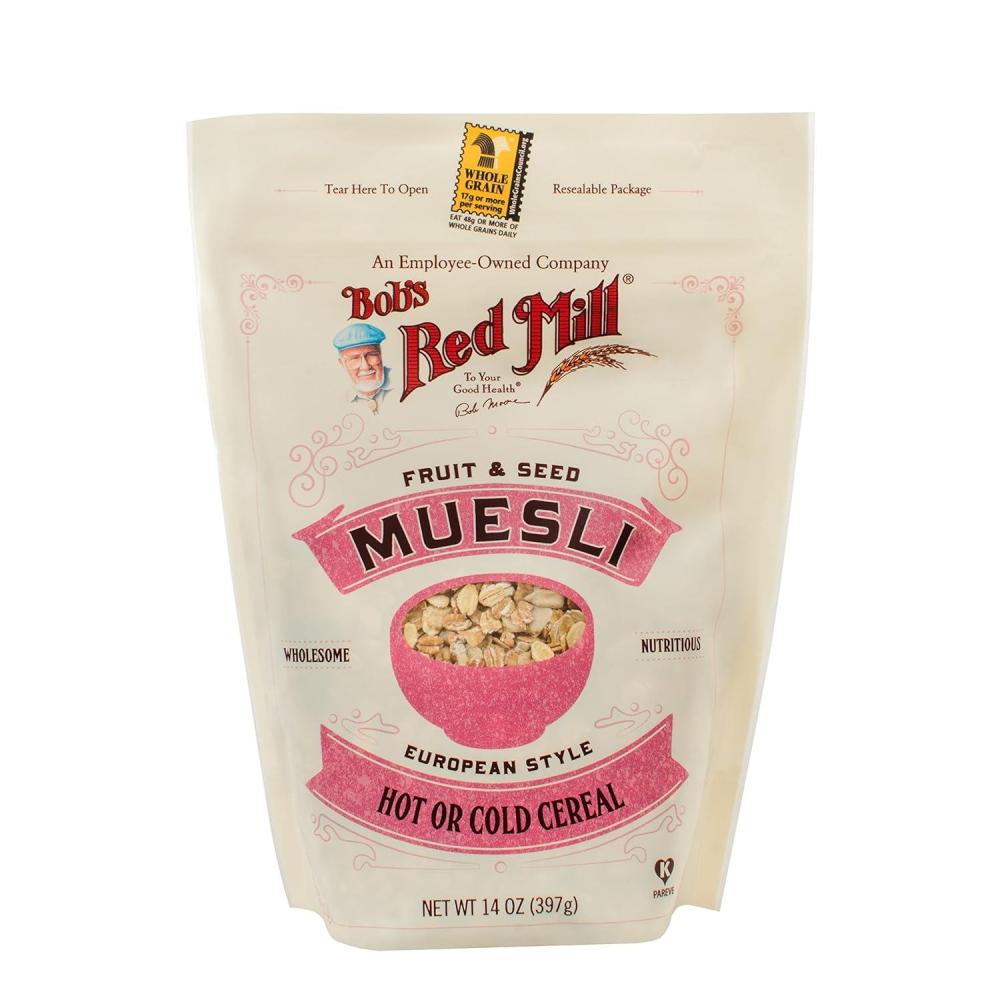 image:imageBobs Red Mill Fruit amp Seed Muesli 14oz Pack of 4 Non GMO Whole Grain Kosher14 Ounce Pack of 1