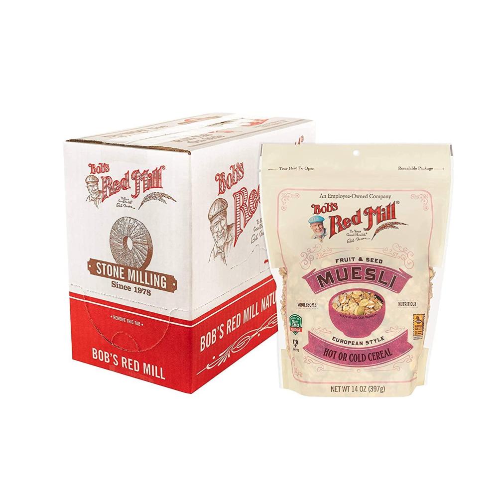 image:imageBobs Red Mill Fruit amp Seed Muesli 14oz Pack of 4 Non GMO Whole Grain Kosher14 Ounce Pack of 2