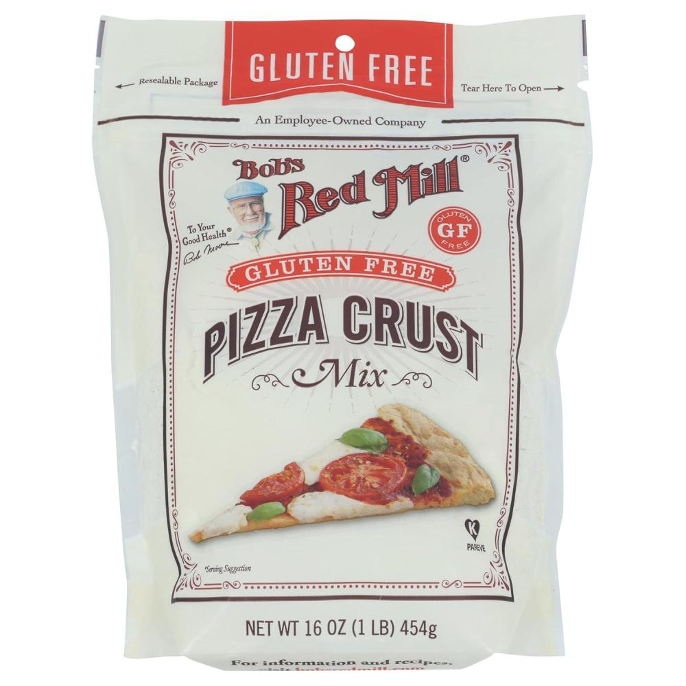 image:imageBobs Red Mill Gluten Free Pizza Crust Mix 16oz Pack of 4 Makes two 12 crusts per package Kosher16 Ounce Pack of 1