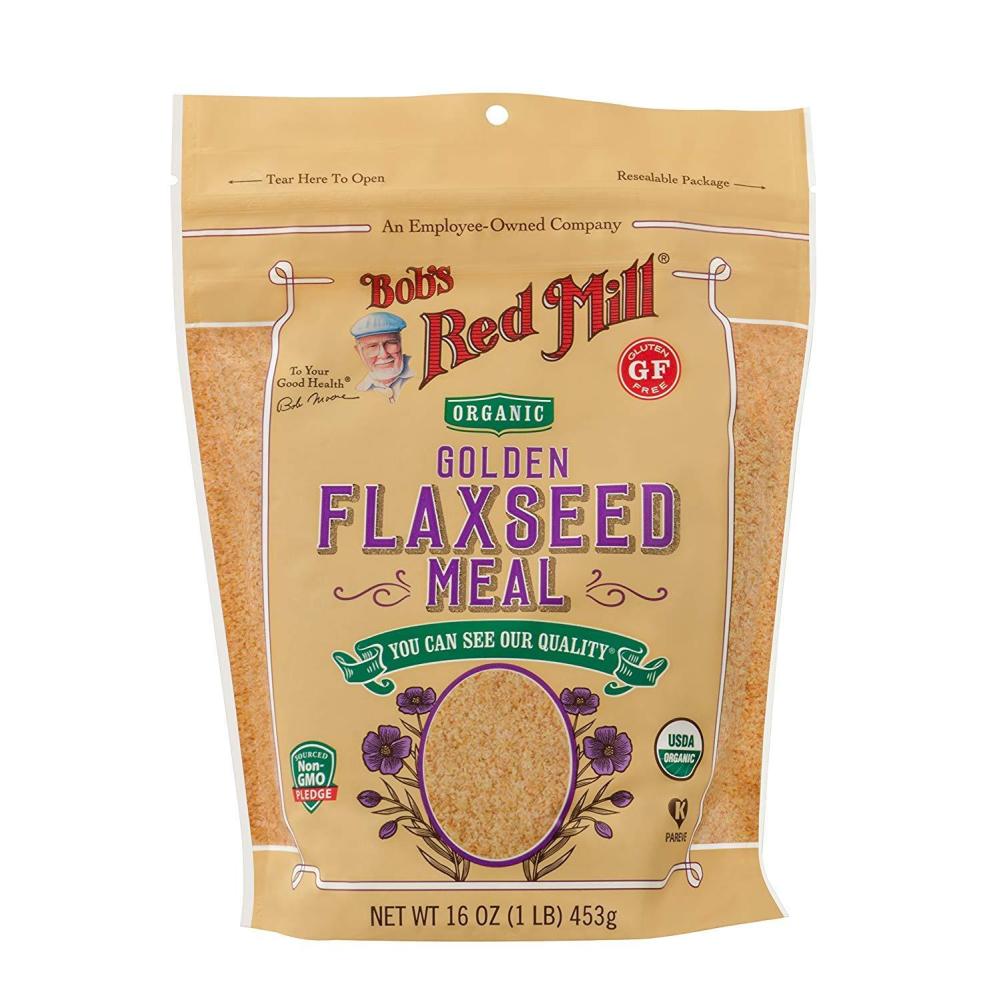 image:imageBobs Red Mill Organic Golden Flaxseed Meal 16oz Pack of 4 Non GMO Vegan Paleo Friendly Keto Friendly Kosher160 Ounce Pack of 2