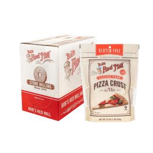 Bob’s Red Mill Gluten Free Pizza Crust Mix, 16oz (Pack of 4)- Makes two 12″ crusts per package, Kosher(16 oz (Pack of 4))