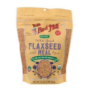 Bob’s Red Mill Organic Flaxseed Meal, 16oz (Pack of 4) – Non GMO, Vegan, Paleo Friendly, Keto Friendly, Kosher(16 Ounce (Pack of 1))