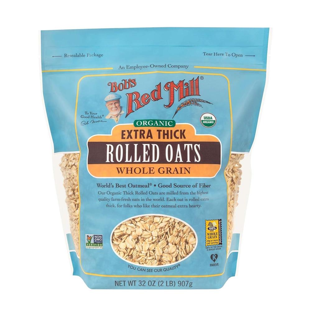 image:imageBobs Red Mill Gluten Free Organic Steel Cut Oats 24oz Pack of 4  Non GMO Whole Grain Vegan Kosher32 Ounce Pack of 3