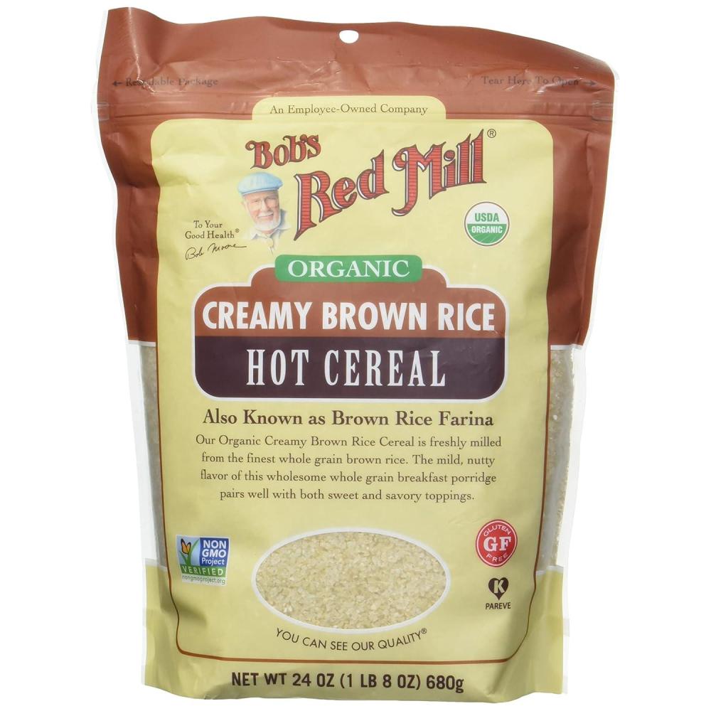 image:imageBobs Red Mill Organic Brown Rice Hot Cereal 24oz Pack of 4 Non GMO Whole Grain Vegan Kosher