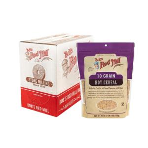 Bob’s Red Mill 10 Grain Hot Cereal, 25oz (Pack of 4)- Whole Grain, Vegan, Kosher(25 Ounce (Pack of 4))