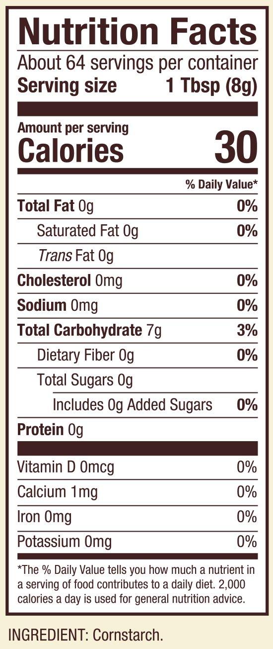 image:imageBobs Red Mill Corn Starch 18oz Pack of 4 Gluten Free Vegan KosherVO