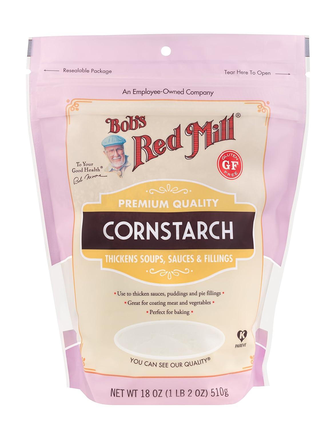 image:imageBobs Red Mill Corn Starch 18oz Pack of 4 Gluten Free Vegan KosherVO