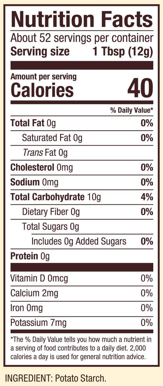 image:imageBobs Red Mill Potato Starch 22oz Pack of 4 Non GMO Vegan KosherResealable