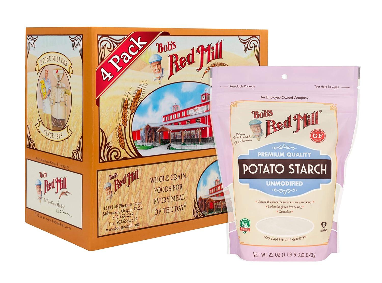 image:imageBobs Red Mill Potato Starch 22oz Pack of 4 Non GMO Vegan KosherResealable