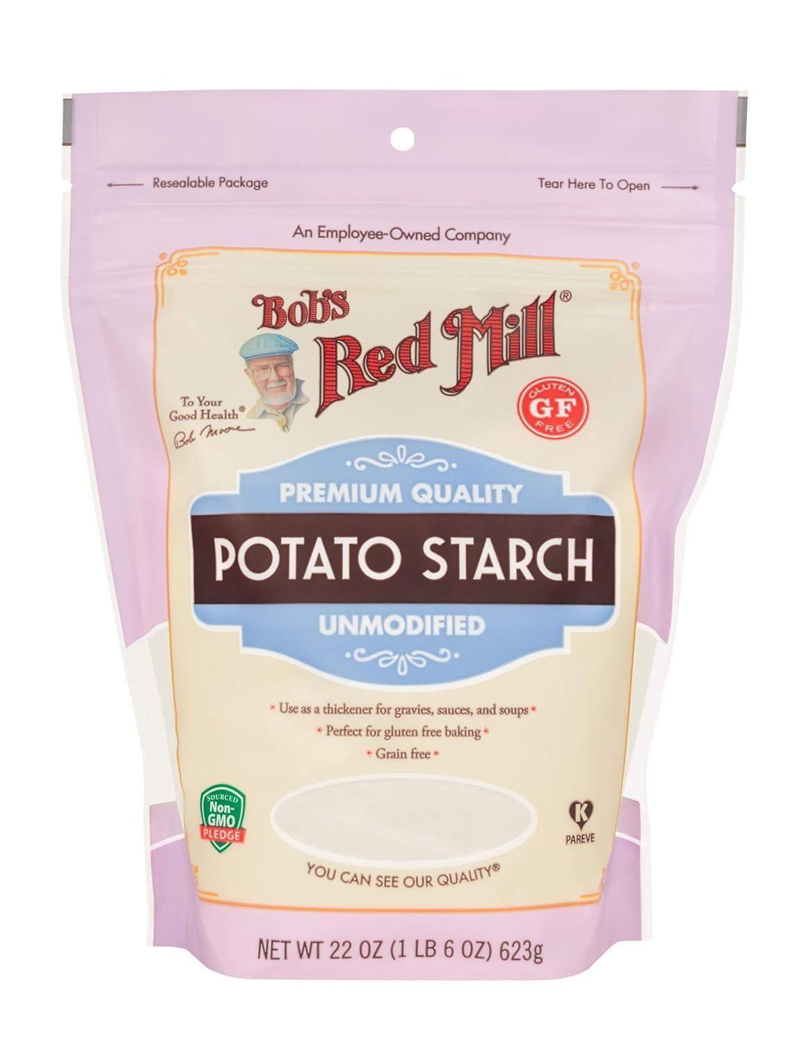 image:imageBobs Red Mill Potato Starch 22oz Pack of 4 Non GMO Vegan KosherResealable