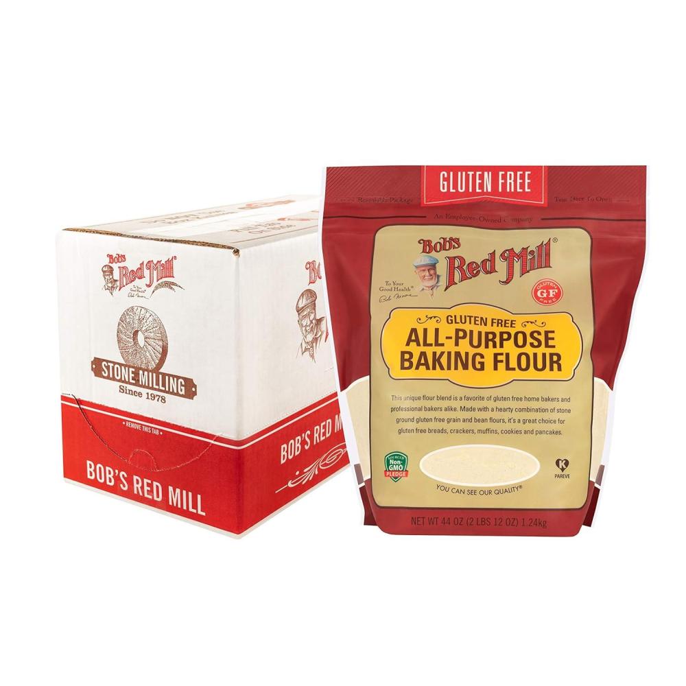 image:imageBobs Red Mill Gluten Free All Purpose Baking Flour 44oz Pack of 4 Vegan Kosher44 Ounce Pack of 4